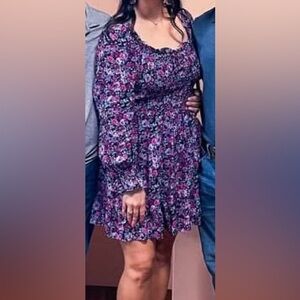 Wild Fable Purple Floral Dress
